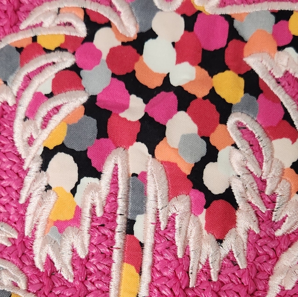 Vera Bradley Large Straw Tote in Pixie Confetti - Picture 12 of 12